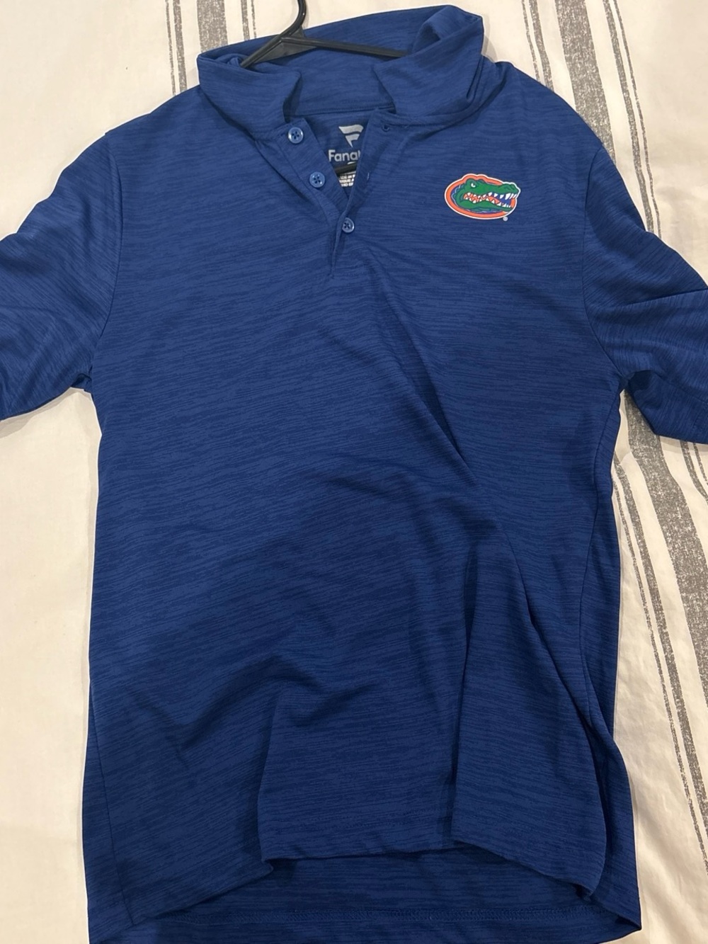 Fanatics Men’s Royal Blue Polo with Florida Gators Patch